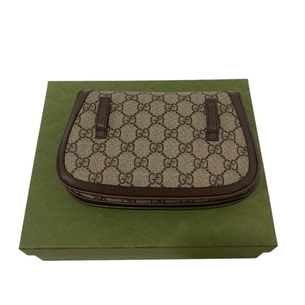 Gucci Blondie Interlocking GG Monogram Supreme Belt Bum Bag Clutch 90 - Picture 3 of 16